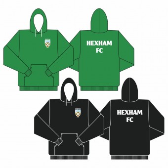 Hexham FC Two Tone Hooded Sweatshirt